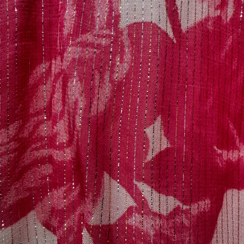 Rococo Sand Lurex Floral Dress in Pink - Picture 6 of 6